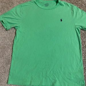 Polo Ralph Lauren Boys L 14/16 green casual shirt